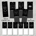 Front Facing 2026 Black Wall Calendars (US & CA)